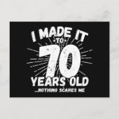70 Jaar Oud Sarcastisch Meme Grappige 70e Verjaard Briefkaart (Voorkant)
