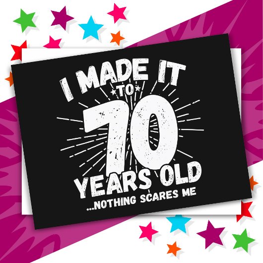 70 Jaar Oud Sarcastisch Meme Grappige 70e Verjaard Briefkaart