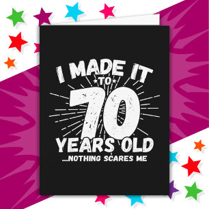 70 Jaar Oud Sarcastisch Meme Grappige 70e Verjaard Kaart