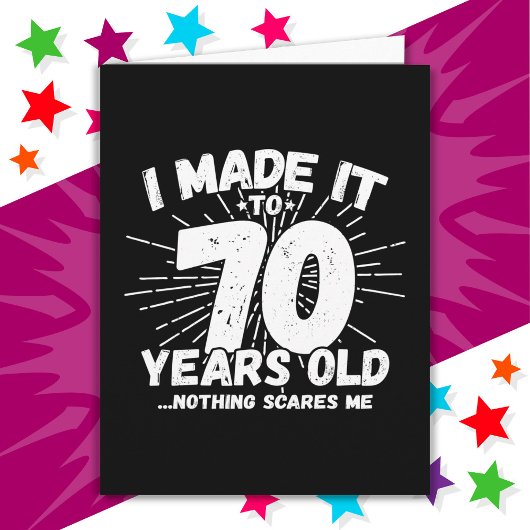 70 Jaar Oud Sarcastisch Meme Grappige 70e Verjaard Kaart