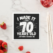 70 Jaar Oud Sarcastisch Meme Grappige 70e Verjaard Servet (Insitu)