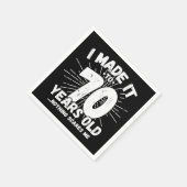 70 Jaar Oud Sarcastisch Meme Grappige 70e Verjaard Servet (Hoek)