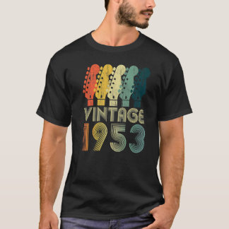 70 jaar oud vintage 1953  70ste verjaardag   25 t-shirt