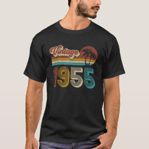 70 jaar oude 70e Verjaardag Decoratie Vintage 1955 T-shirt