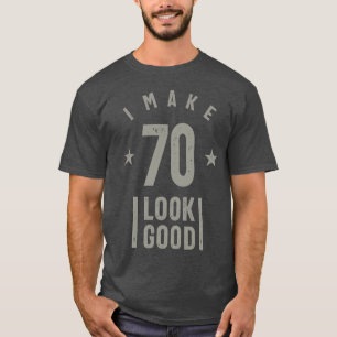 70 jaar oude bruistocht t-shirt