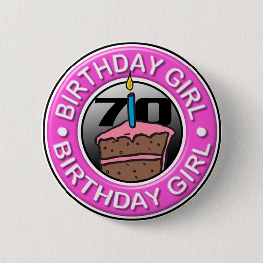70 jaar oude Button (Voorkant)