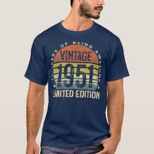 70 jaar oude cadeaus 1951 Limited Edition T-shirt