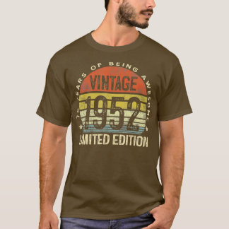 70 jaar oude cadeautjes  1952 Limited Edition 70t T-shirt