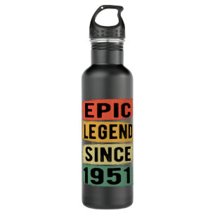 70 jaar oude dag 1951 epic Legend 71st Birthday Waterfles
