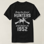 70 jaar oude deer Hunter 70th Birthday 1952 jagen T-shirt (Design voorkant)