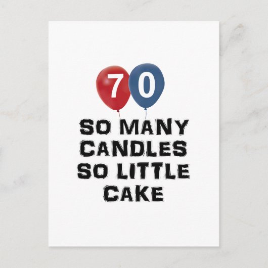 70 jaar oude design briefkaart (Voorkant)