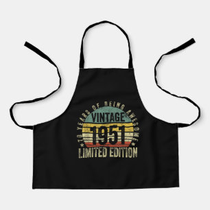 70 jaar oude geschenken  1951 geboortedag schort