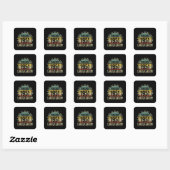 70 jaar oude geschenken 1951 geboortedag vierkante sticker (Vel)