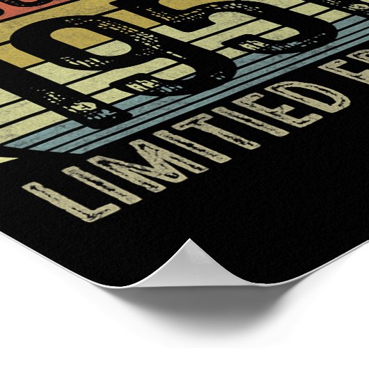 70 jaar oude geschenken, augustus 1952 beperkte ed poster (Hoek)