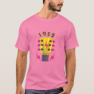 70 jaar oude gitaar Classic 1952 voor gitaar T-shirt