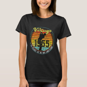 70 jaar oude  golfer 1955 70ste verjaardag t-shirt