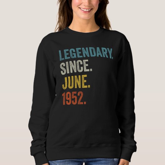 70 jaar oude legerlijster sinds juni 1952 70e gebo trui (Voorkant)