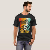 70 jaar oude Retro Motorcycle  1952 70th Bi T-shirt (Voorkant volledig)