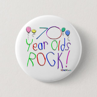 70 jaar oude rotzooi! ronde button 5,7 cm