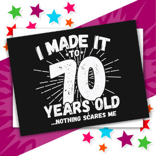 70 Jaar Oude Sarcastische Meme Leuke 70e Verjaarda Briefkaart