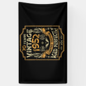 70 jaar oude Vintage 1952 70e verjaardag Spandoek (Verticaal)