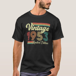 70 jaar oude Vintage 1953 geboren in 1953 70e T-shirt