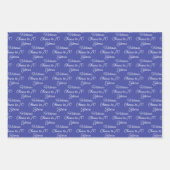 70 jaar roze lavendel 70ste verjaardag inpakpapier vel (Voorkant 3)