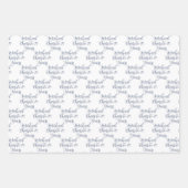 70 jaar zwart-wit 70ste verjaardag inpakpapier vel (Voorkant 2)