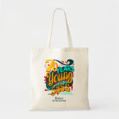 70 Jaren Jong Nog Vol Sass, Zeventigste Dag Tote Bag (Voorkant)