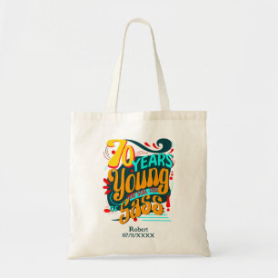 70 Jaren Jong Nog Vol Sass, Zeventigste Tote Bag