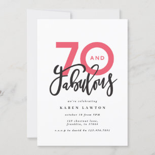 70-jarig maken ziet er goed uit in de moderne tijd