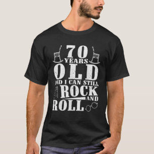 70-jarige blij met mijn verjaardag en ik kan nog s t-shirt