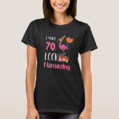 70-jarige Flamingo 70th T-shirt (Voorkant)