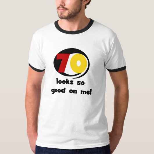 70 kijkt zo Goed op me T-shirts en Giften (Voorkant)