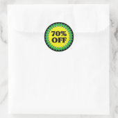 70% KORTING OP RETAIL SALE Sticker (Tas)