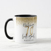 70 lijken goed gouden glitter verjaardag mok (Links)