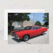 70' Plymouth GTX Briefkaart (Voorkant / Achterkant)