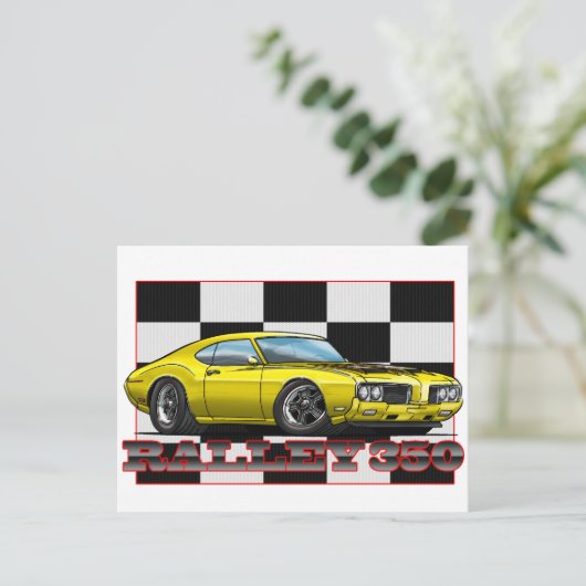 70_Rallye_350 Briefkaart (Staand voorkant)