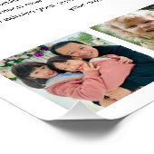 70 Reasons We Love You Birthday Photo Collage Perfect Poster (Hoek)