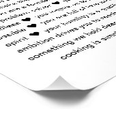 70 Reasons We Love You Photo Collage Keepsake Gift Perfect Poster (Hoek)