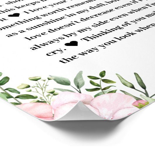 70 redenen waarom we van houden poster (Hoek)