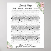 70 redenen waarom we van houden poster (Voorkant)