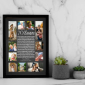 70 redenen waarom we van je houden verjaardagscade poster