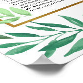 70 redenen waarom we van je verjaardagsblad houden poster (Hoek)