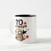 70 Reeds 's avonds Tweekleurige Koffiemok (Voorkant links)