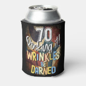 70 schommelen! Rimpels worden gekleurd, 70e Retro  Blikjeskoeler (Blikje Achterkant)