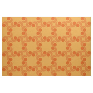 70-seconden oranje patroon stof