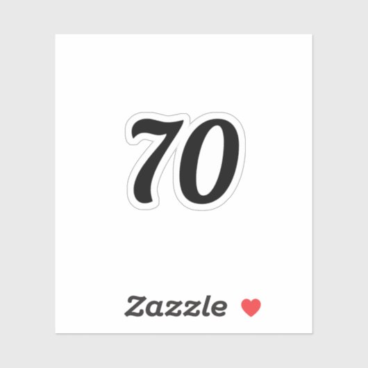 70 STICKER (Vel)