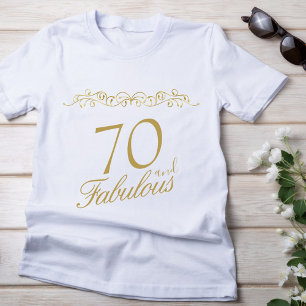 70 Uitstekend Ornament 70e Verjaardags Gast van Ee T-shirt