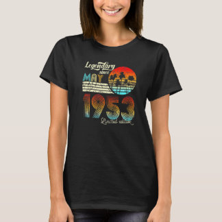 70 Verjaardag 70 Legendarisch sinds mei 1953 T-shirt